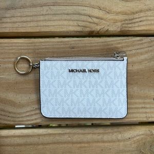 Michael Kors Jet Set Travel Small Top Zip Coin Pouch with ID Holder